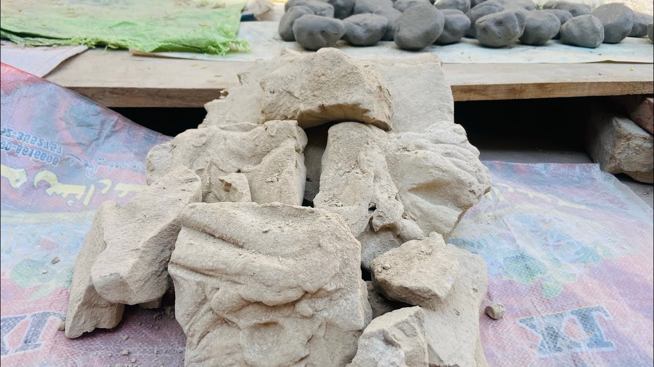 Mud tutorial result | Mud crumbling relaxing asmr new setup |