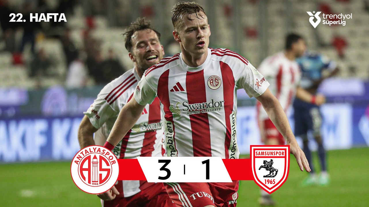Antalyaspor (3-1) Samsunspor - Highlights/Özet | Trendyol Süper Lig - 2025/26