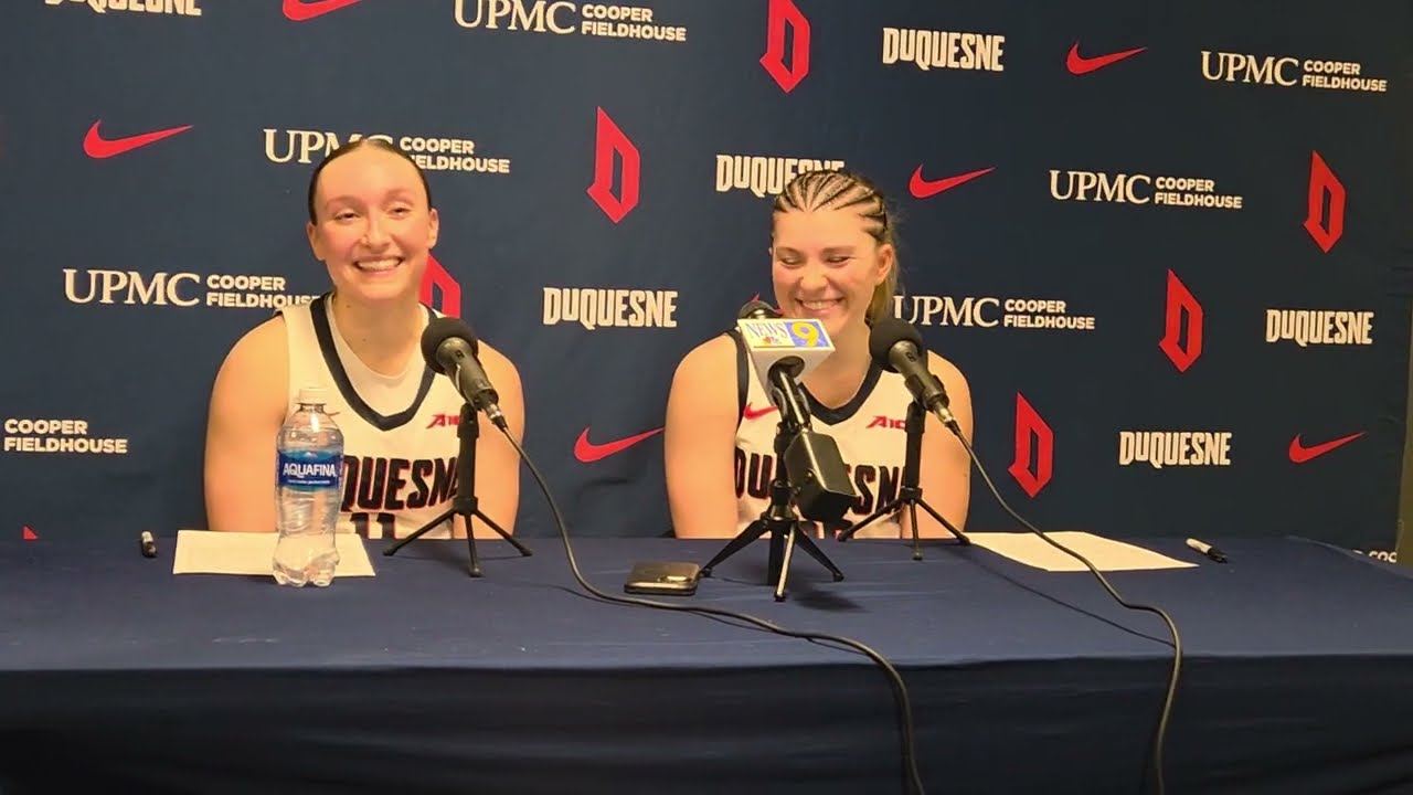 Duquesne WBB Mackenzie Blackford & Alexis Bordas 2/11/26