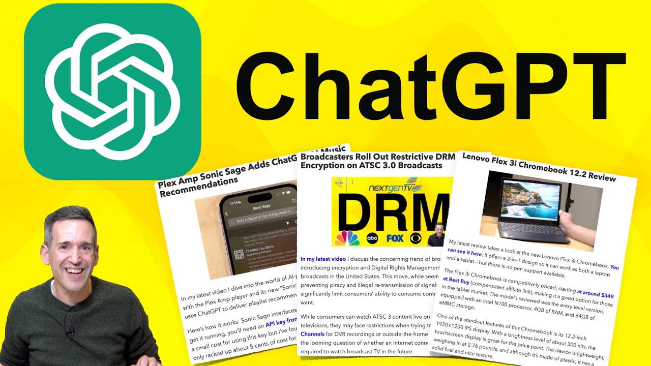 ChatGPT is more than hype for me now - Converting YouTube Transcripts to Blog Posts