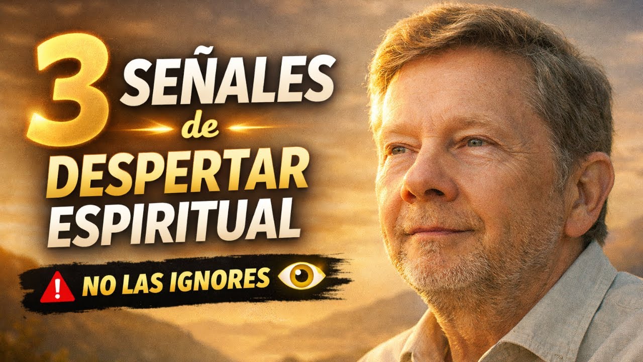 DESPERTAR ESPIRITUAL 🌟 3 SEÑALES CLARAS de que ESTÁS EVOLUCIONANDO (No las ignores) | Eckhart Tolle
