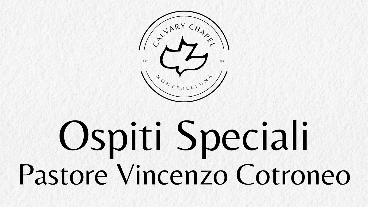 Matteo 11:25-30 | Calvary Chapel Montebelluna