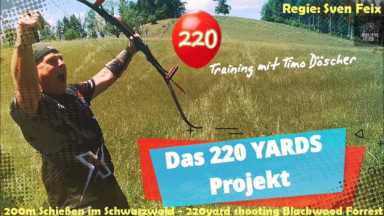 REKORD im Schwarzwald 130lbs - 200m Target/ Bogensport Extrem/ Bogenschießen mit Spaß UND Leistung🔝💯