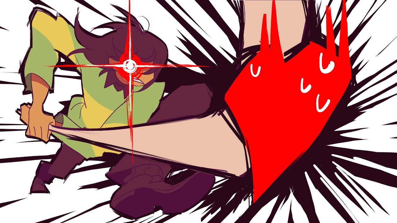[DELTARUNE ANIMATION] Kris trying to beat us up in the closet whilst aura farming