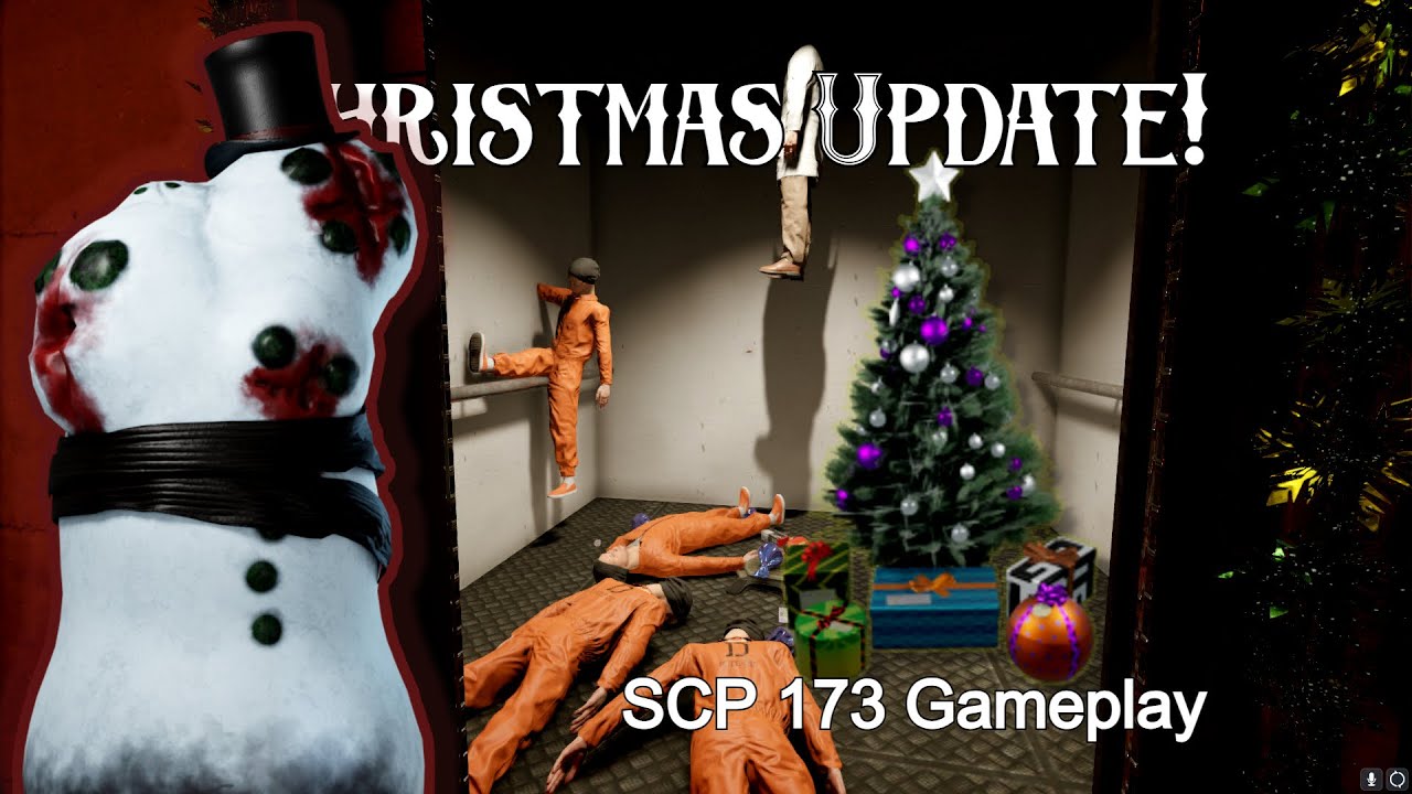 Playing As The Snowman. || SCP Secret Laboratory Christmas Update