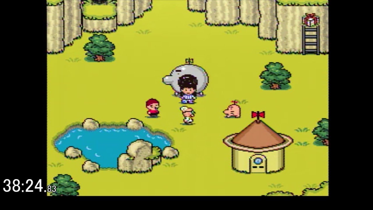 [SFC]MOTHER2 パジャマ% RTA 53:50(解説音声付)