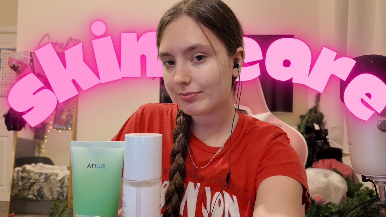 ASMR-уход за кожей ⭐️