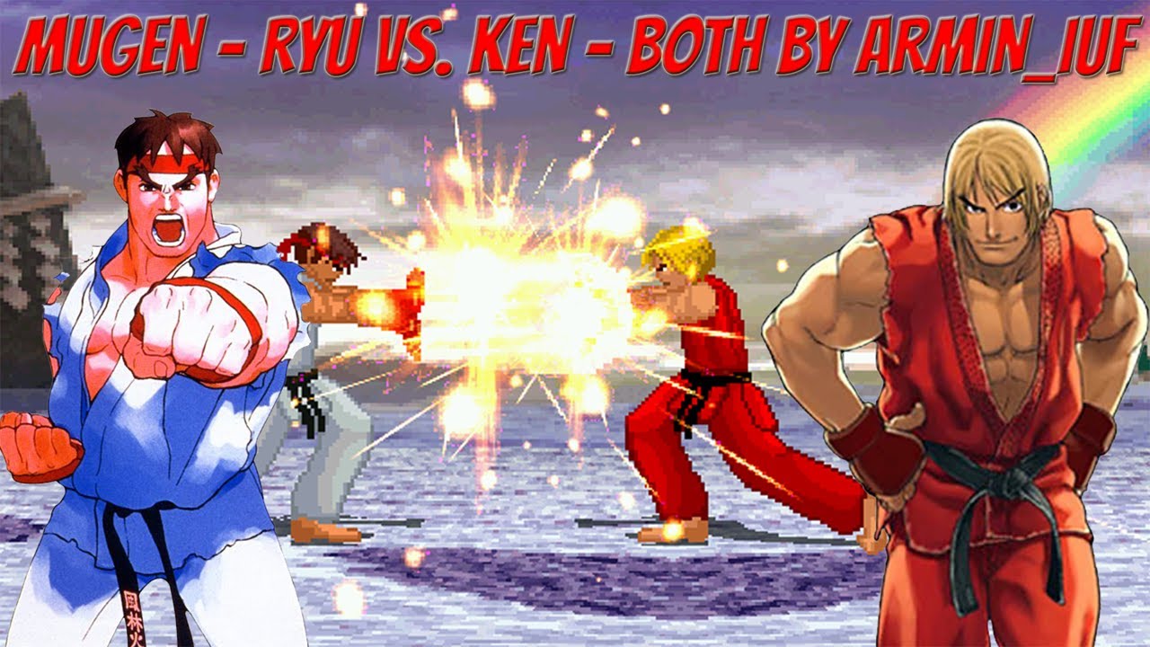 MUGEN - Street Fighter EX - Ken vs. Ryu by Armin_iuf