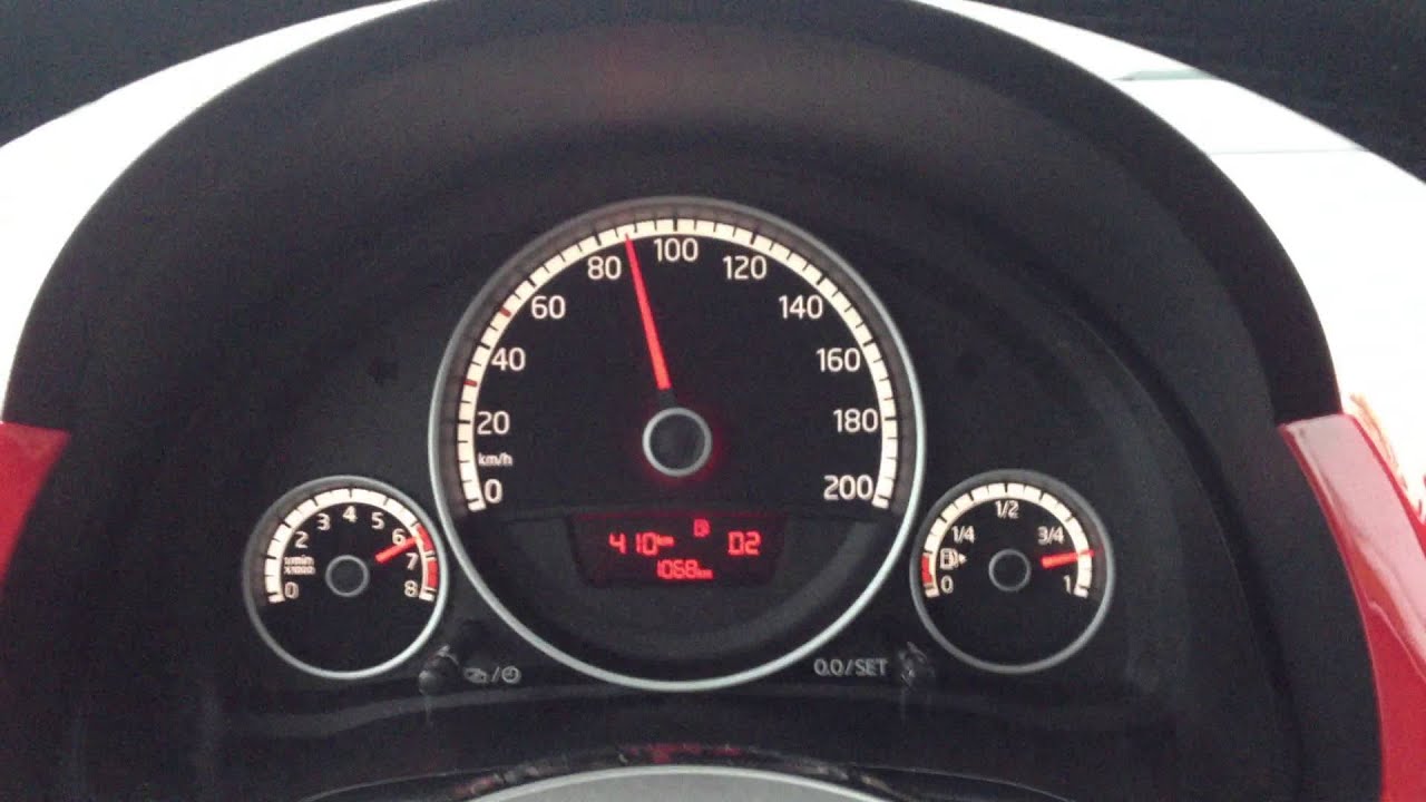 Volkswagen UP! ASG 60hp / 44kw acceleration - 0 to 100 km/h