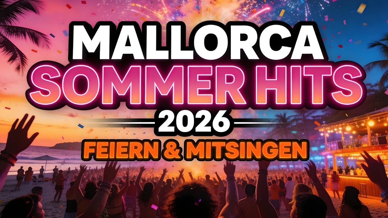 🔥 Mallorca Sommer Hits 2026 &ndash; Feiern & Mitsingen (Party Mix)