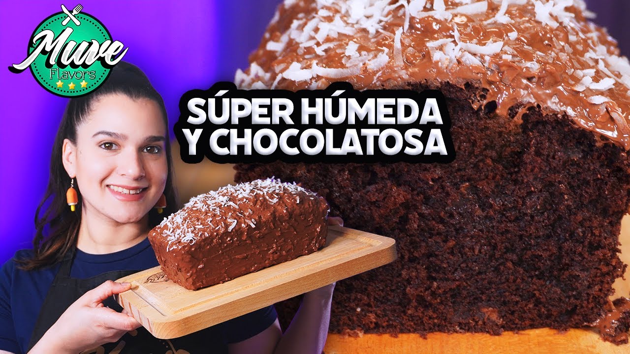 TORTA DE CHOCOLATE Y COCO SÚPER HUMEDA 🍫| RECETA FÁCIL| Muve Flavors
