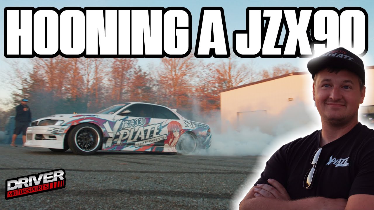 550hp JZX90 Drift Missile Shreds our lot! 2JZ-GTE on the Rev Limiter!