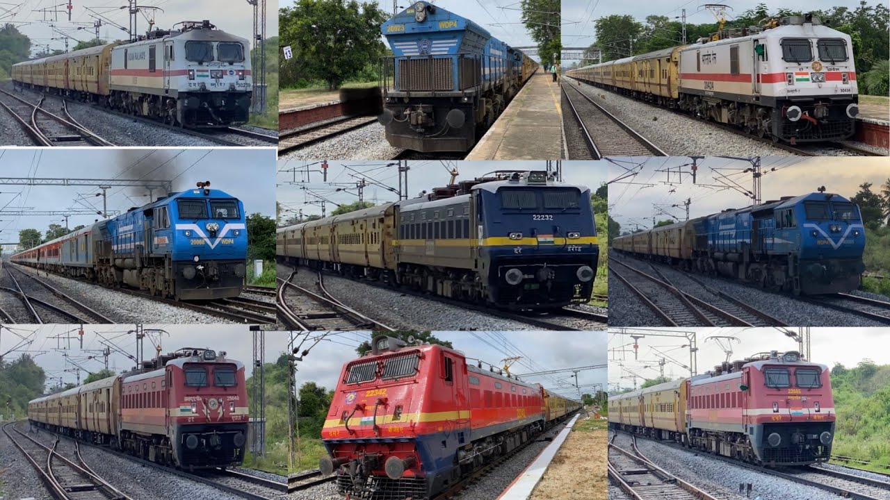 HIGH SPEED TRAINS on Bangalore - Mysore Line | early morning actions at HEJJALA | 100+ kmph 16 in 1