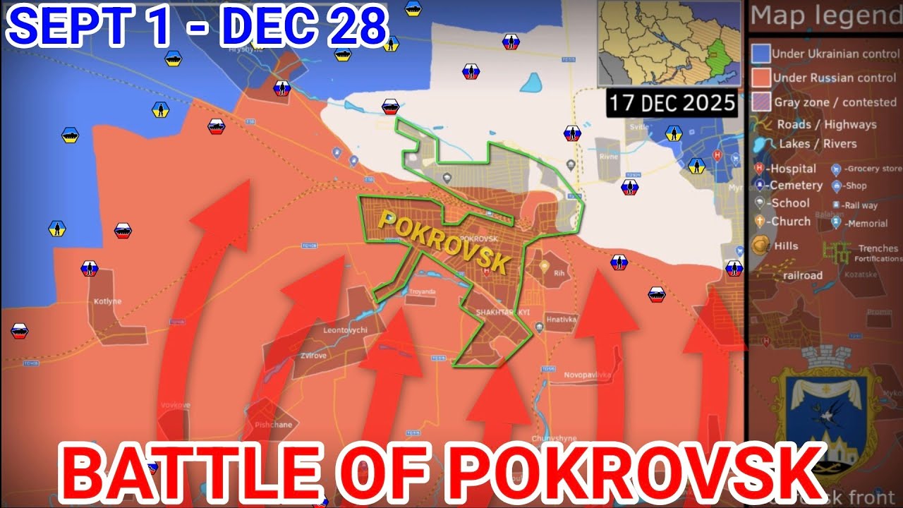Battle of Pokrovsk | Everyday [1 Sept - 28 Dec 2025]