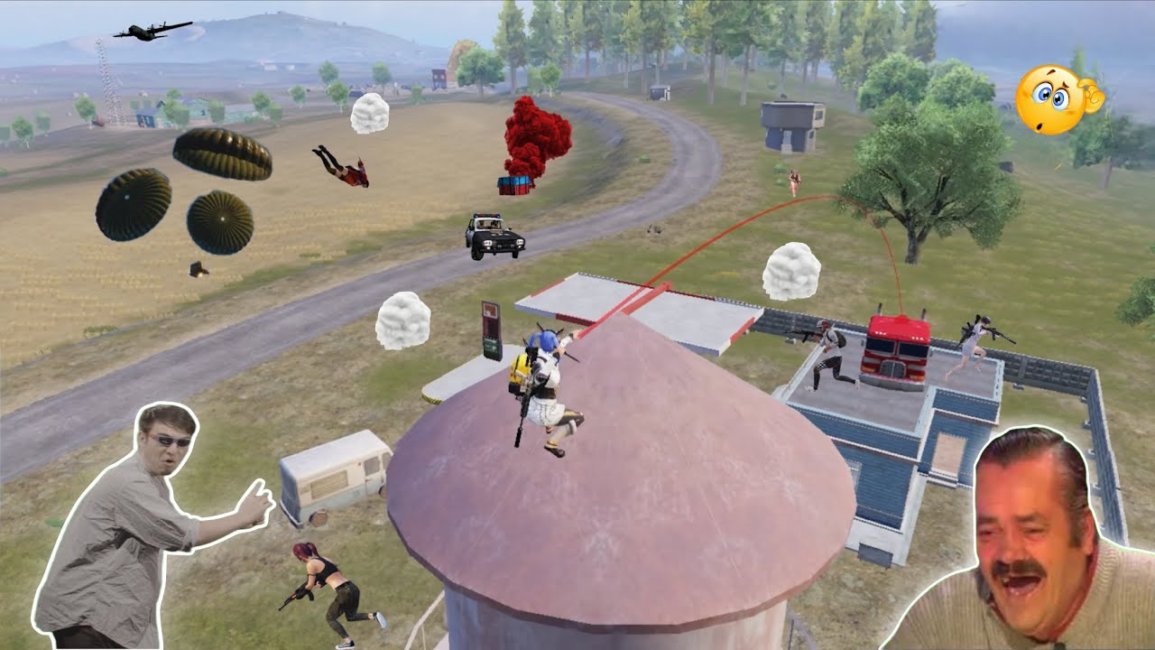 Victor tower camper 😱😱 pubg mobile funny moments 🤣