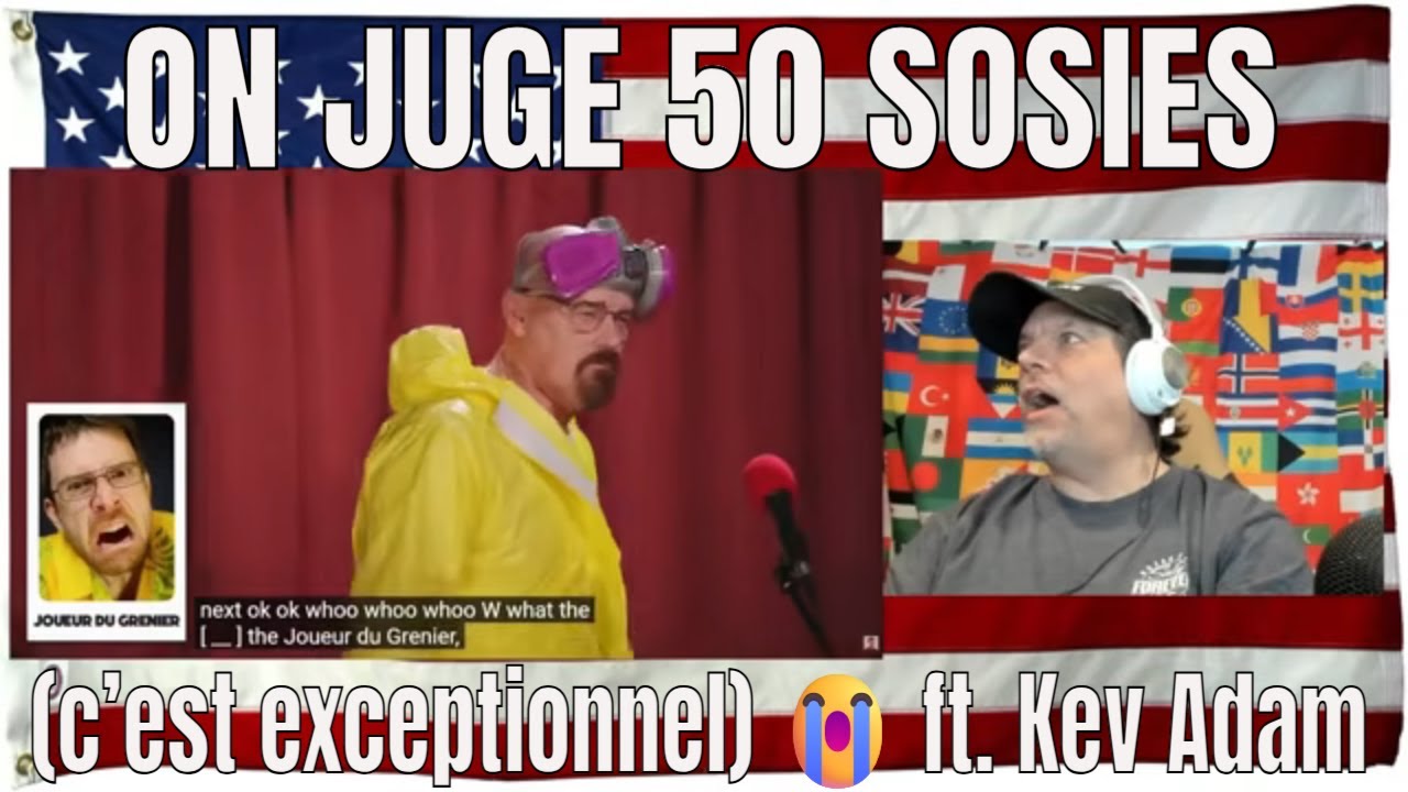 ON JUGE 50 SOSIES (c’est exceptionnel) 😭 ft. Kev Adams- REACTION
