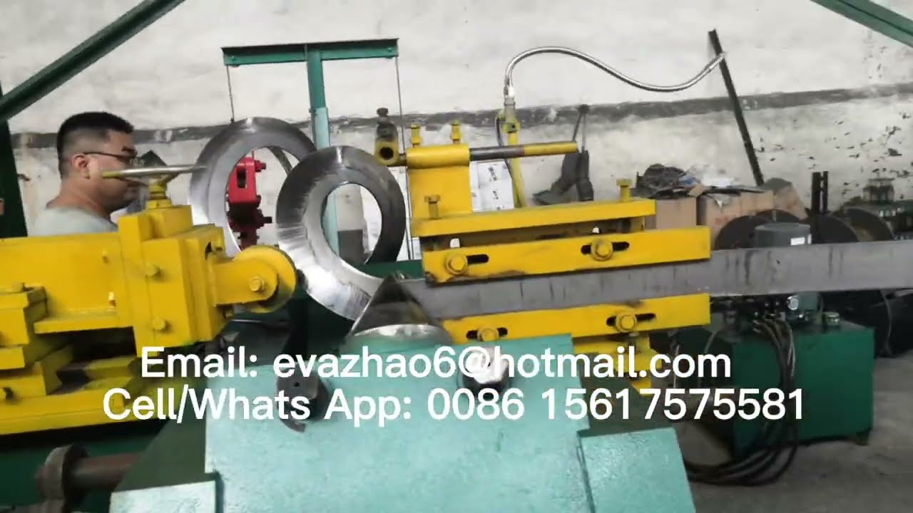 Screw Blade Cold Rolling Machine, Spiral Screw Flights for Harvest, Steel Thickness 2-10mm