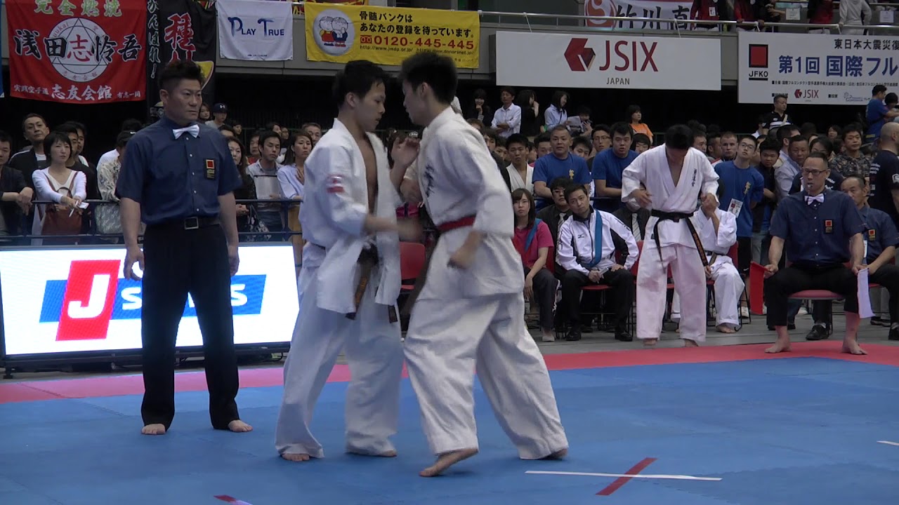 【JFKO】第1回国際フルコンタクト空手道選手権大会　男子軽量級　2回戦A・Bブロック