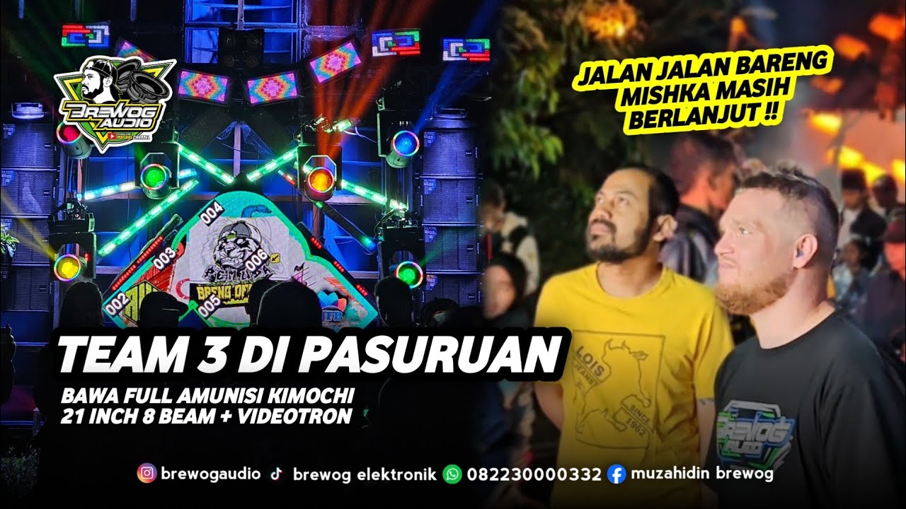 CRAZY!! PART 2 INVITES MISHKA TO MONITOR TEAM 3'S SOUND CHECK IN PASURUAN!! SHE REQUESTS HER OWN ...