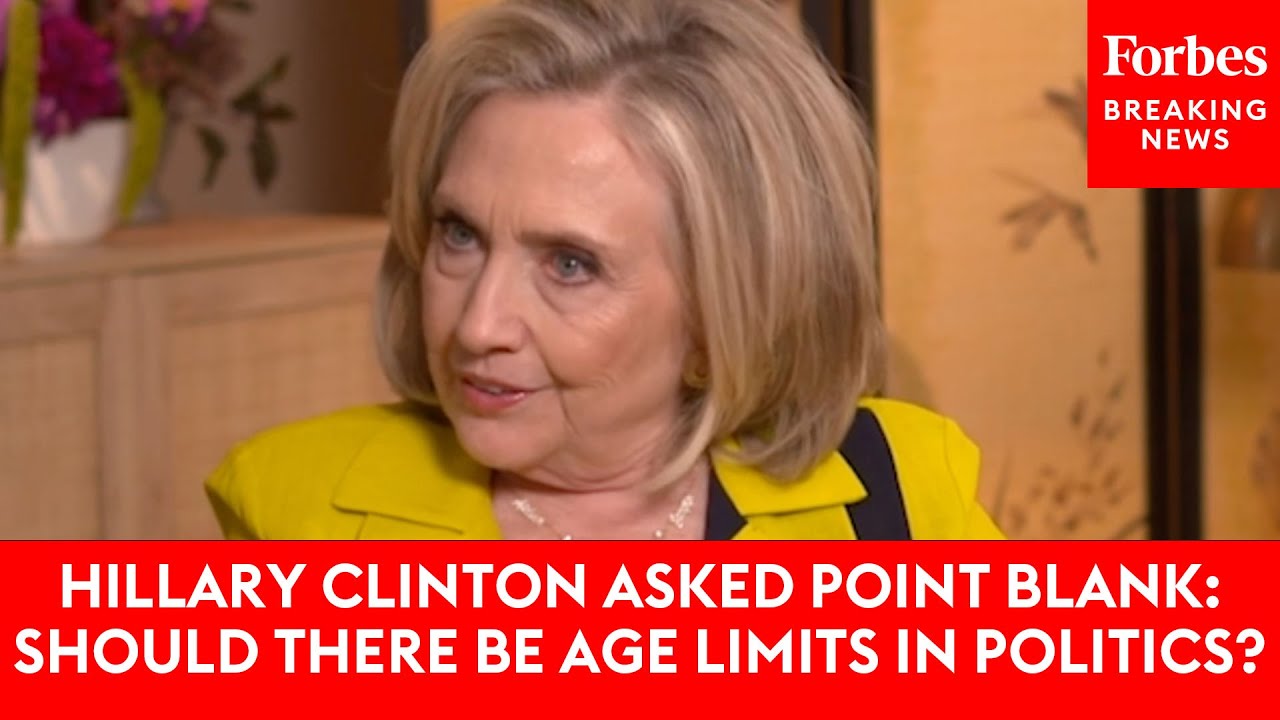 Hillary Clinton Asked Point Blank: Should There Be Age Limits In Politics?