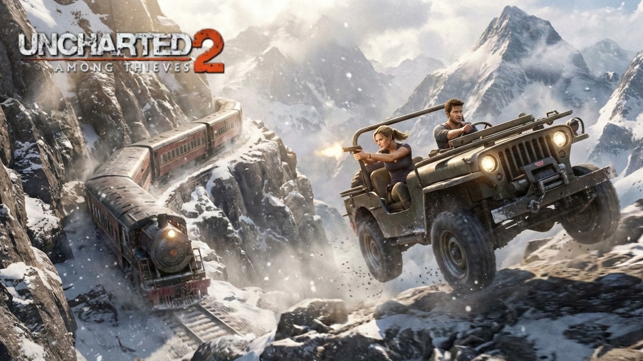 Uncharted 2 Among Thieves - Episode 4 - Nicht den Zug verpassen