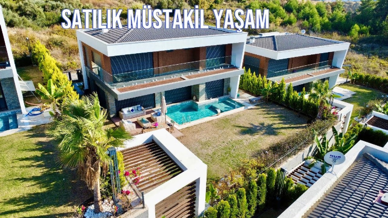 Kuşadası Soğucak'ta Deniz Manzaralı Eşyalı Lüks Villa | Kuşadası Satılık Villa