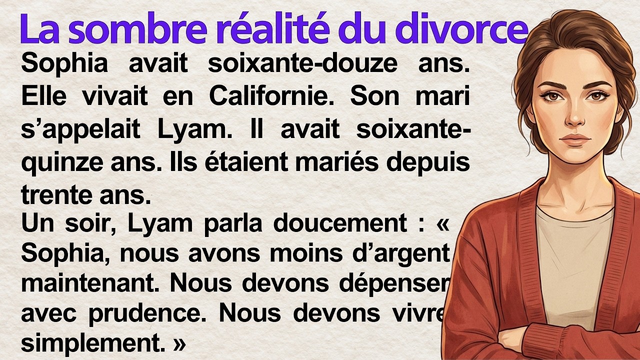 Dark Reality of Divorce 💔 | Learn French with Simple Story (A1–A2) | Frenchy Tales