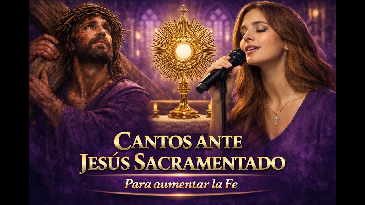 ✨ Cantos Ante el Santísimo Sacramento | Adoración Eucarística para Aumentar la Fe 🔥 Música Católica.
