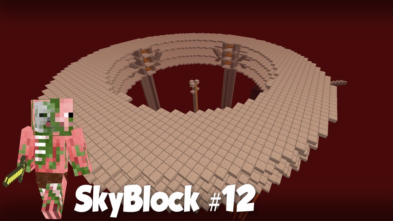 SkyBlock #12: БЕЗУМНАЯ ФЕРМА ЗОЛОТА на Скай Блоке!