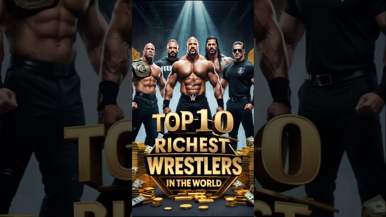 Top 10 Richest Wrestlers in the World 2024 | Shocking Net Worth Revealed!  #top10list