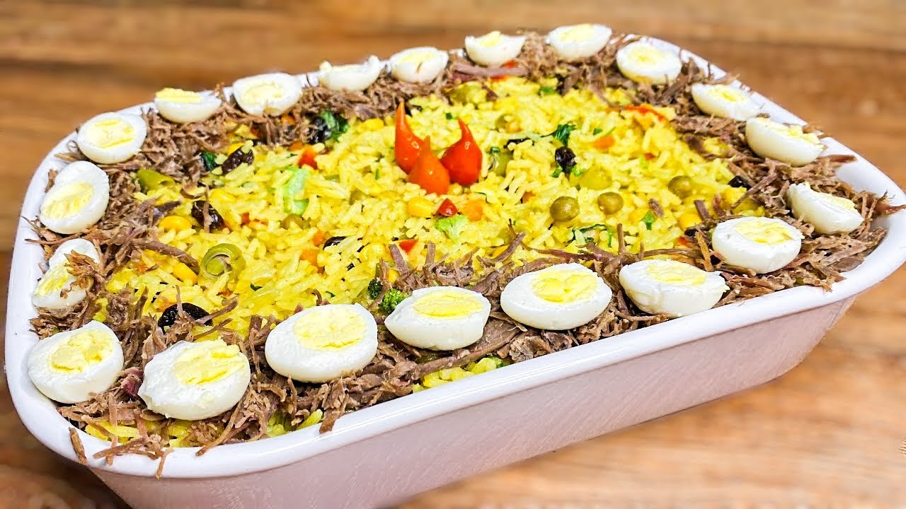 ESSE ARROZ DE FESTA É SUPER DIFERENTE E FAZ MUITO SUCESSO | ARROZ A GREGA | Gabriel Freitas