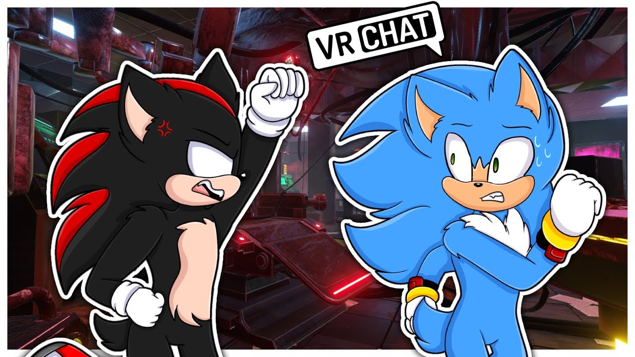 Соник из фильмов и Шэдоу из фильмов обменялись телами в VR-чате?!