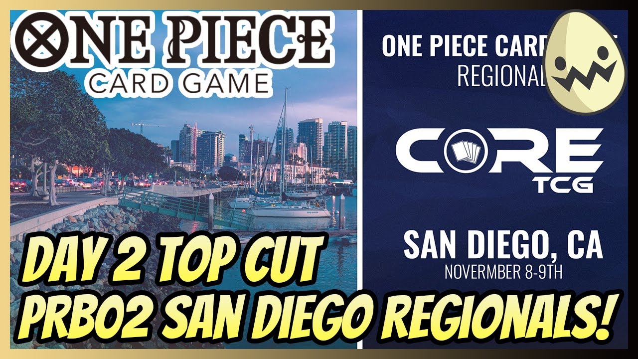 One Piece Card Game: Part 2 Day 2! @CoreTCG-YT San Diego Regionals! Part 2
