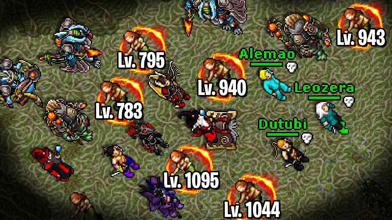 3 PK's contra 18 Megazordes da PUNE em Ferobra no TIBIA 🔥