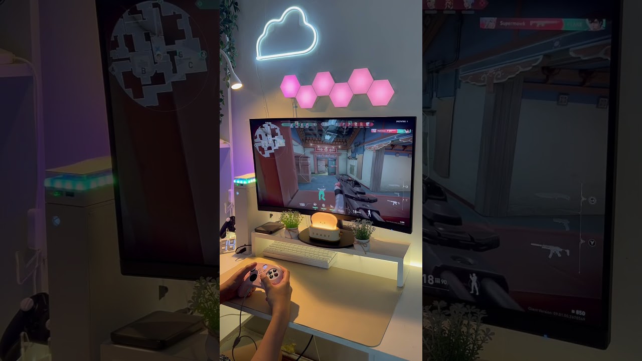 Playing Valorant for the first time on Xbox Series S #valorant #gamingsetup #shorts