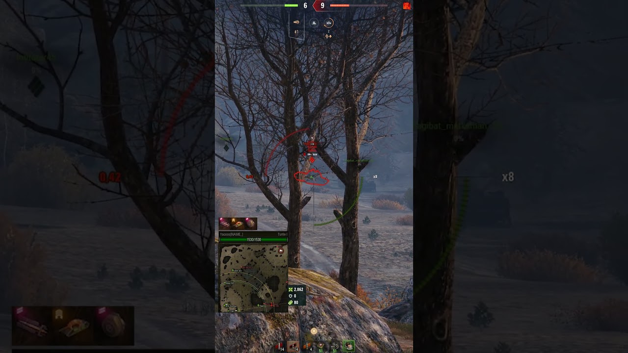 Turtle I Ace 11 Kills 6849 DMG 2005 EXP Pool Pasucci High Caliber 4K World of Tanks #Shorts 22