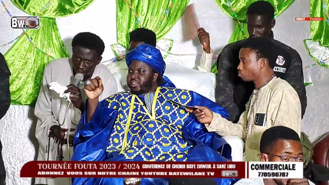 Tournée Fouta 2023/2024 Conférence de Cheikh Baye Euweul à Saré Liou