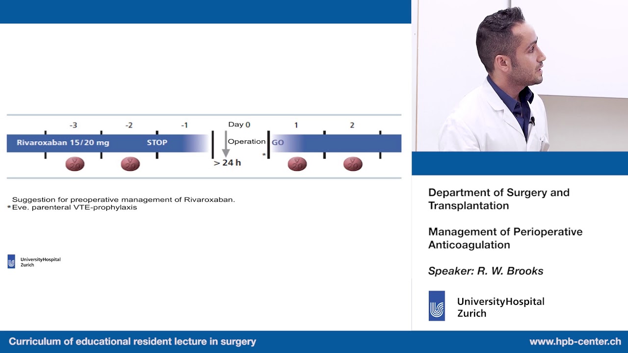 Management of Perioperative Anticoagulation &ndash; Please participate in our 3-minute survey below!