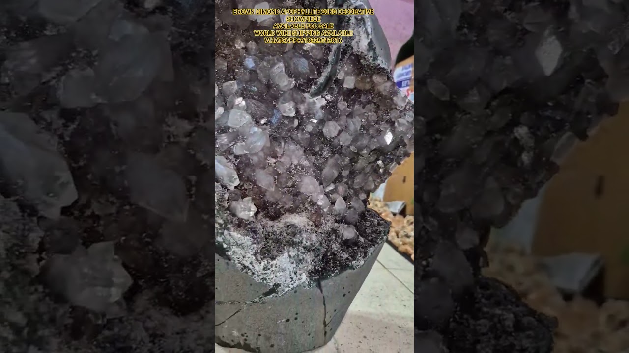 ✨Stunning Brown Apophyllite Crystal Clusters!✨ | High-Quality Healing Crystals | Worldwide Shipping