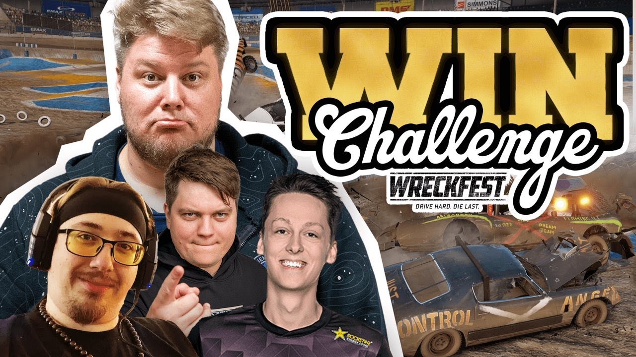 WIN Challenge in Wreckfest mit Dhalucard Noway4u und Tolkin