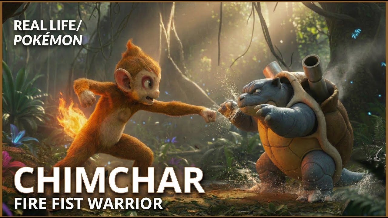 Real Life Pokémon: Chimchar -  Fire Fist Warrior (Pokémon Documentary)