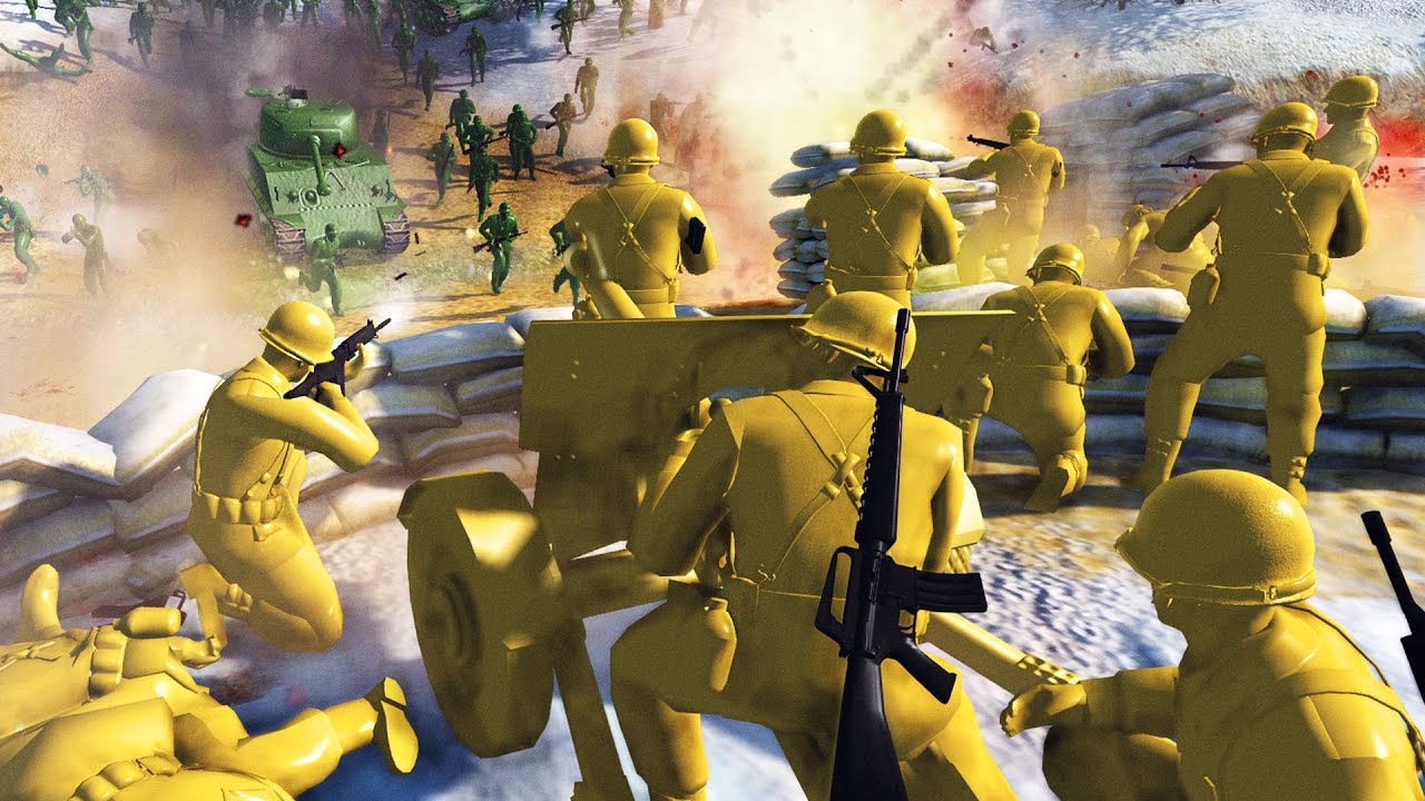 Can 1,000 Green Army Men break TRENCH DEFENSE!? - Army Men: Civil War S3E6