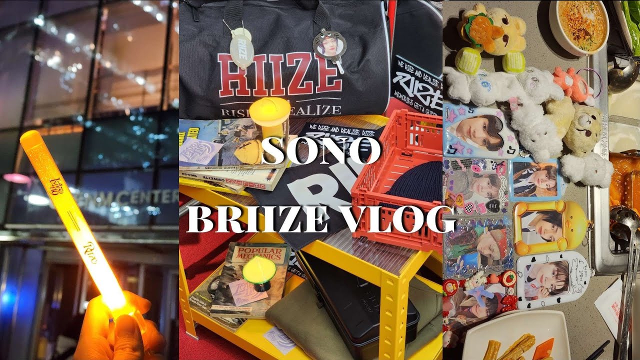vlog 덕질 브이로그 | 라이즈 엠카 사녹, 팝업스토어 | RIIZE Love119, popup store | 브리즈로그 BRIIZElog