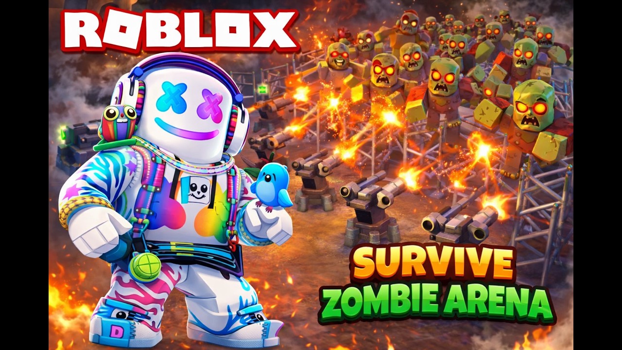 Roblox: Survive Zombie Arena | Gameplay [3] | AFK Longplay Relaxing