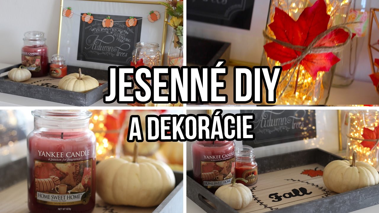 Jesenné DIY & Dekorácie