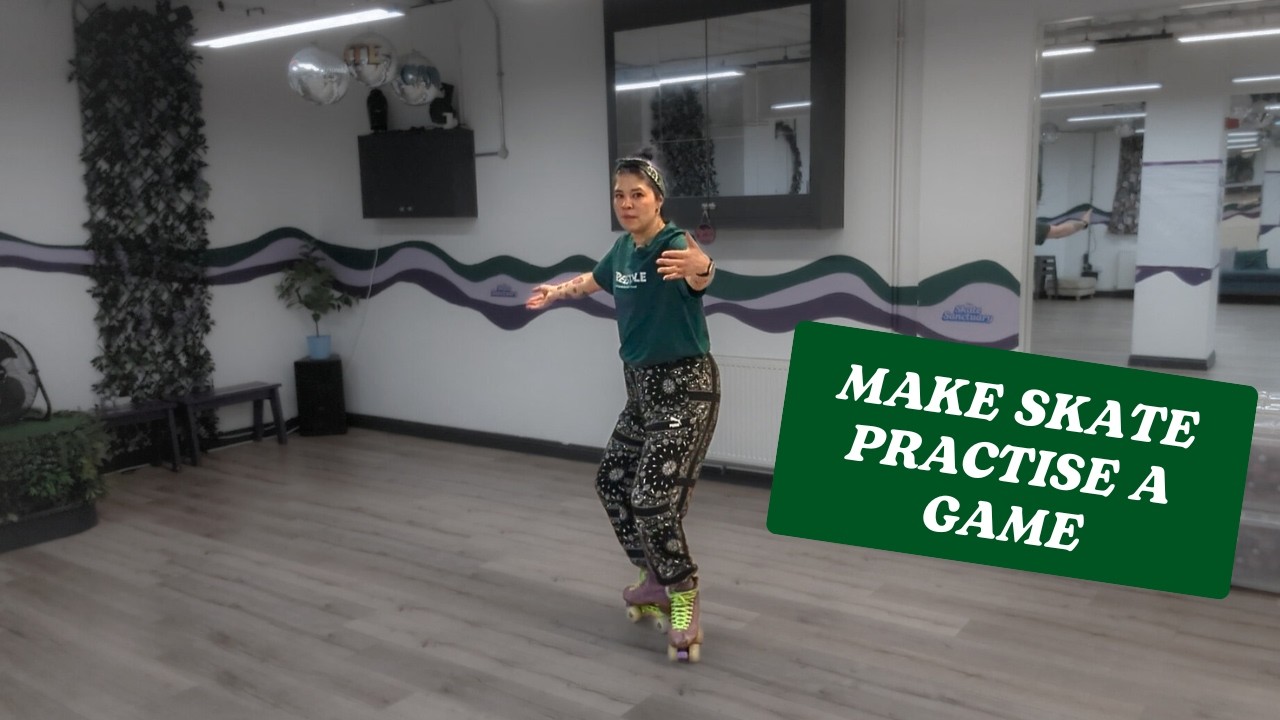 Use this pattern to practise TRANSITIONS on both sides (roller skaters over 40)