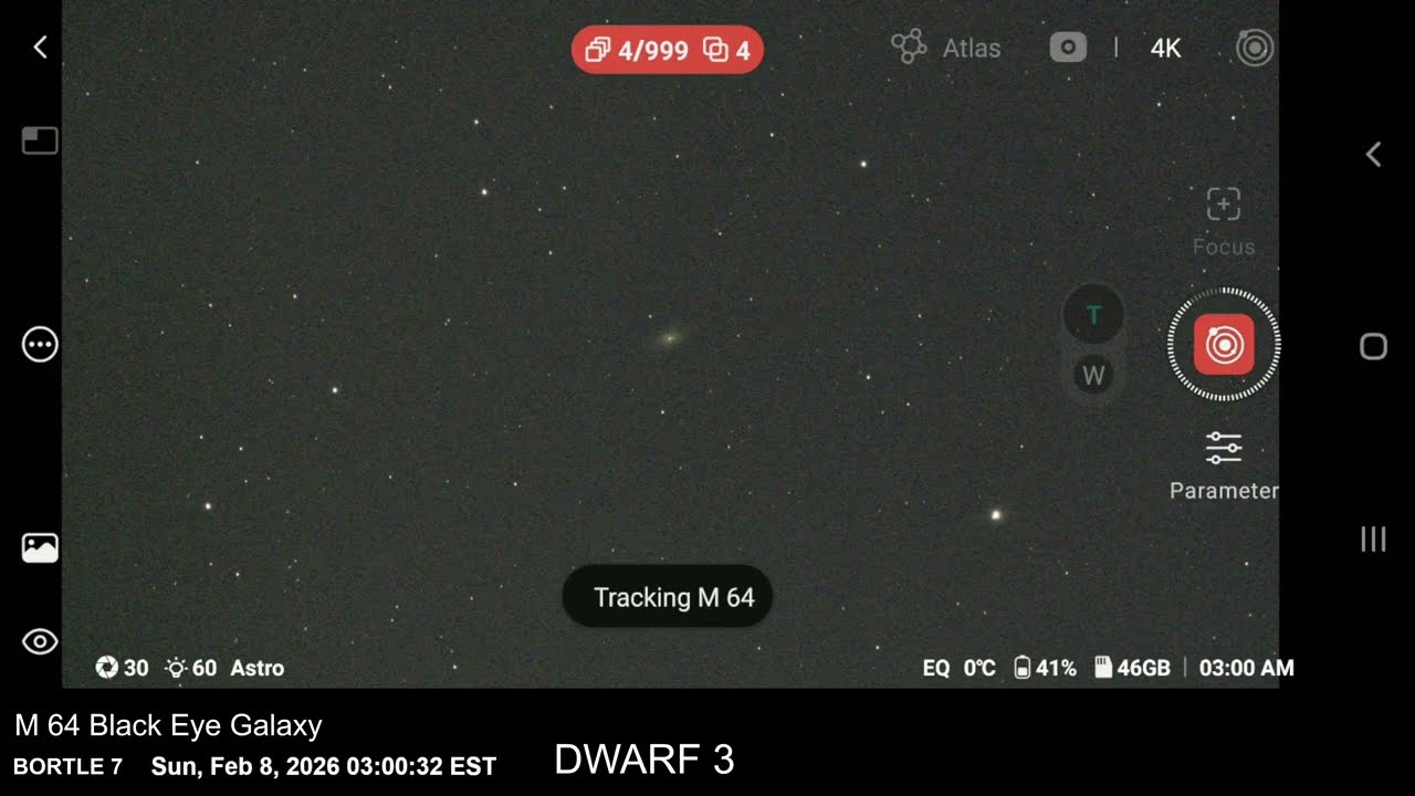 M 64 Black Eye Galaxy - Feb 8 2026 - Dwarf3