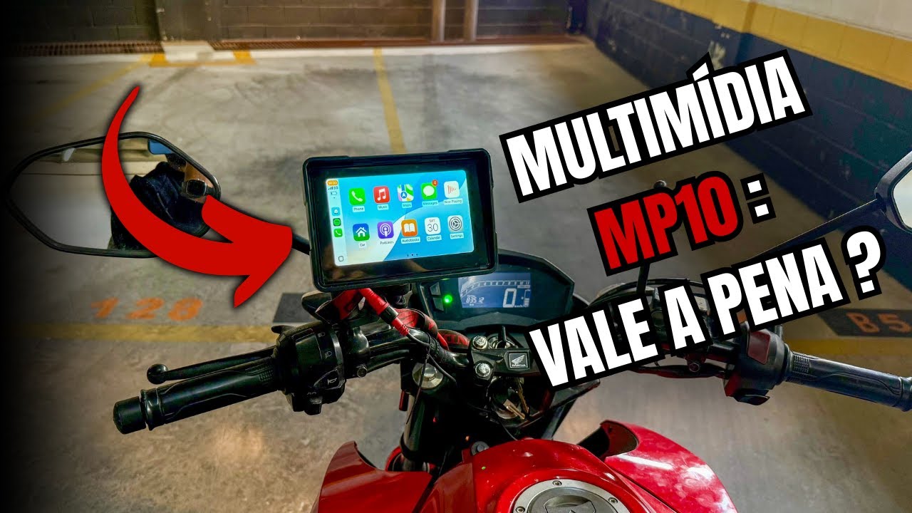 CENTRAL MULTIMÍDIA P/ MOTO | Unboxing + Instalação