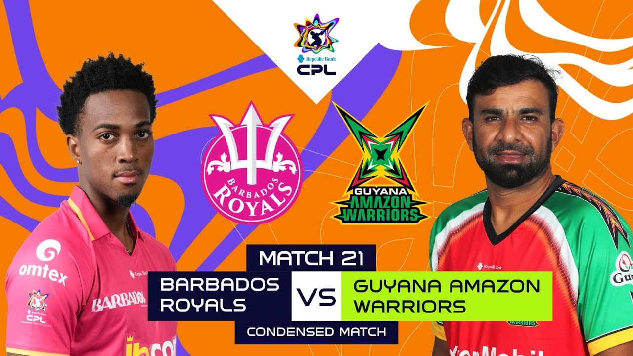 Condensed Match | Barbados Royals vs Guyana Amazon Warriors | CPL 2025