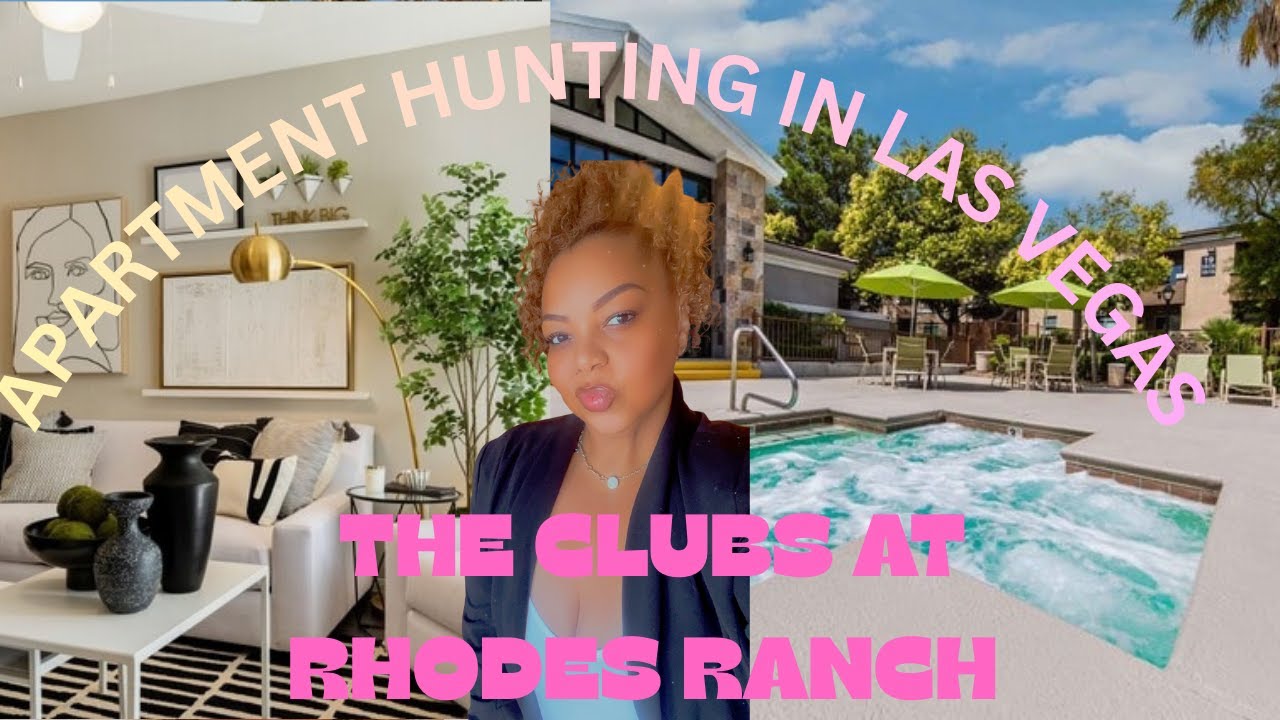 AFFORDABLE APARTMENT HUNTING IN LAS VEGAS| touring THE CLUBS AT RHODES RANCH #fypシ